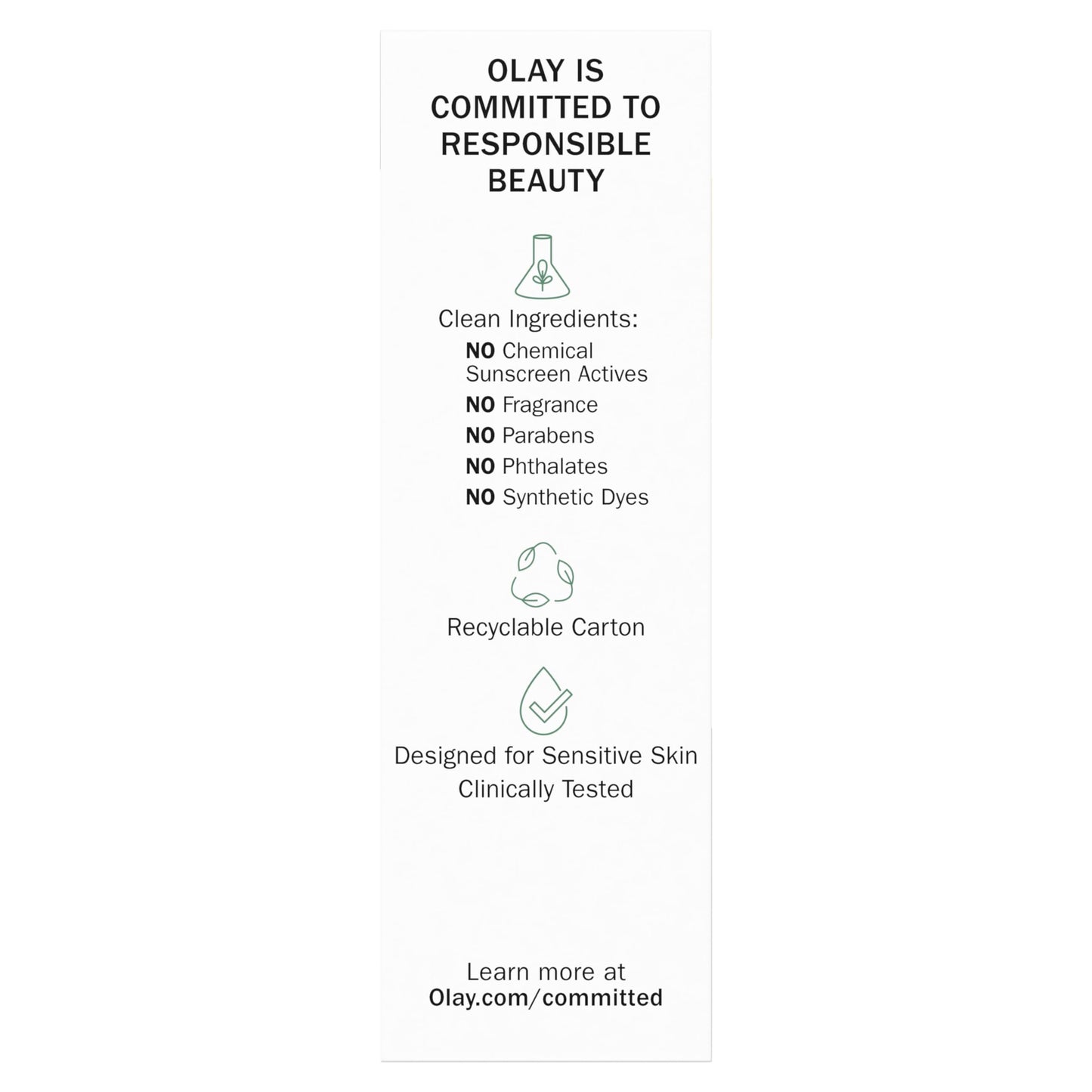 Olay Sensitive Mineral Sunscreen Zinc Oxide Sunscreen Broad Spectrum SPF 30 50 ml (1.7oz)