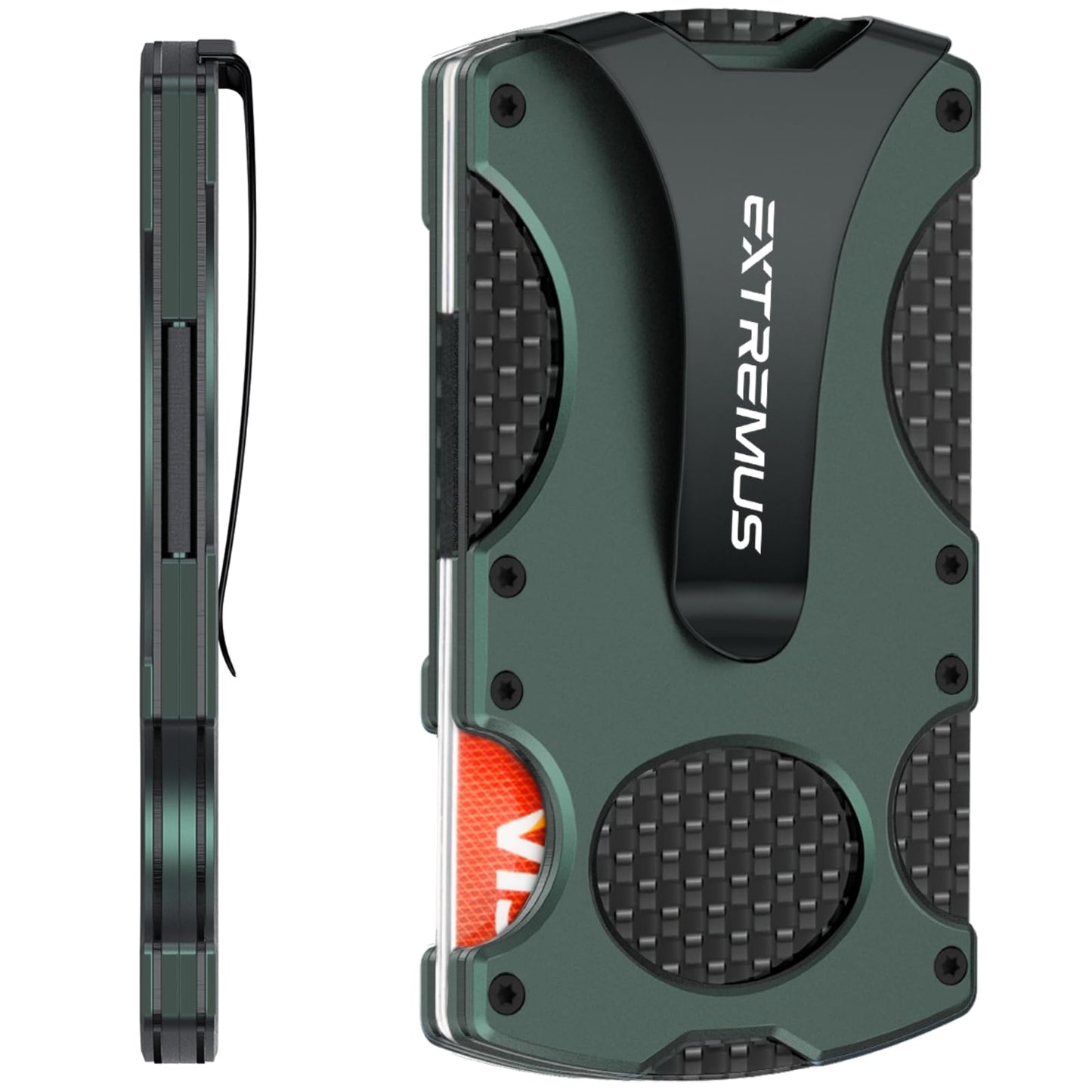 Extremus Slim RFID Blocking Wallet with Money Clip
