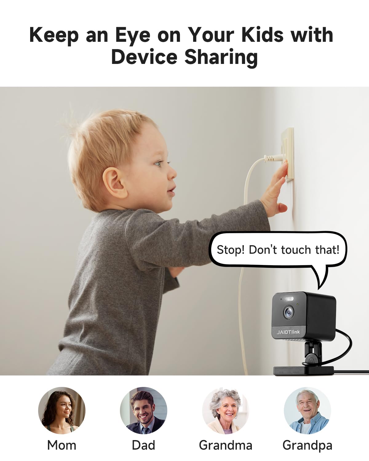 1080P Indoor Security Camera with Night Vision