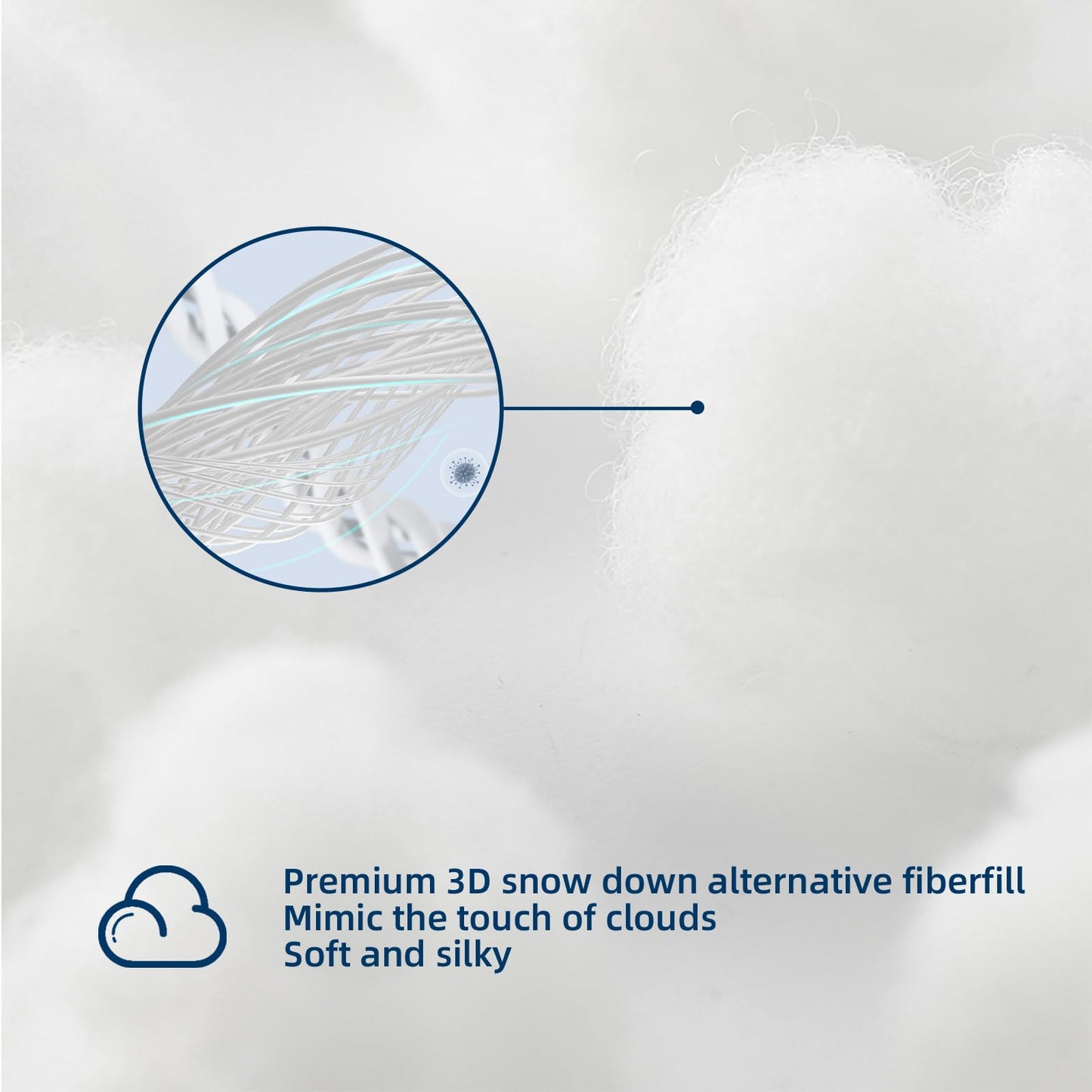 COONP All Season Comforters Queen Size, Cooling Down Alternative Quilted Duvet Insert with Corner Tabs,Winter Warm Hotel Comforter,Machine Washable-88 x 88 Inches,Pure White