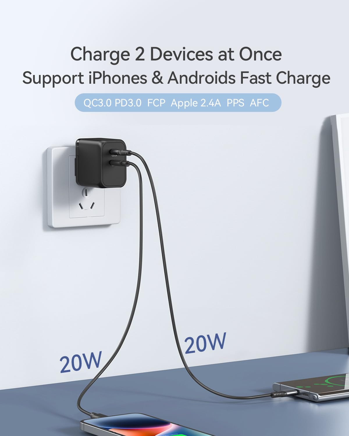 45W K&ZZ USB C Fast Charger