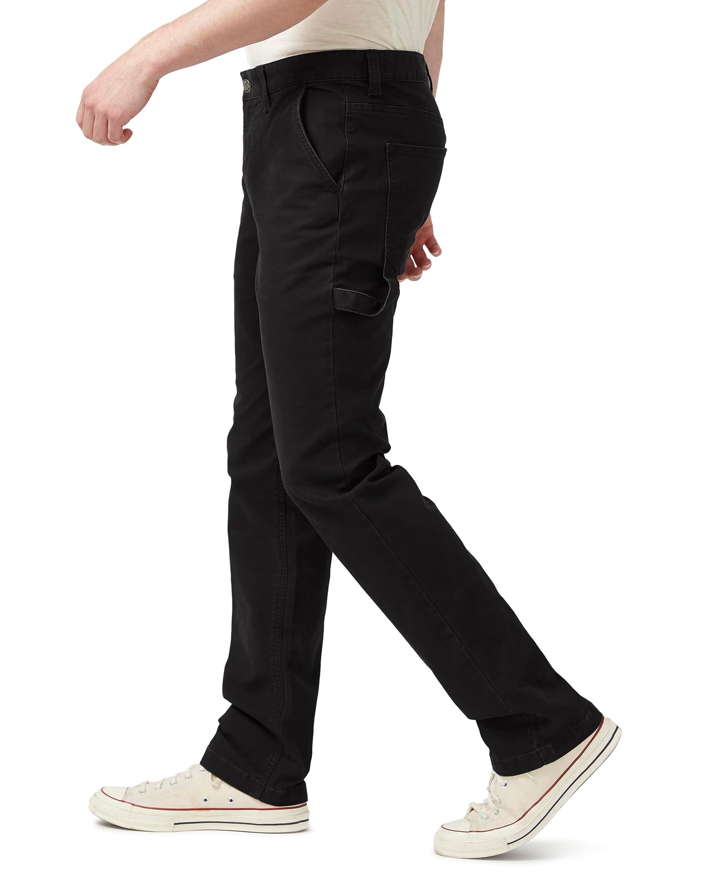 Buffalo David Bitton Men's Carpenter Pants, Black