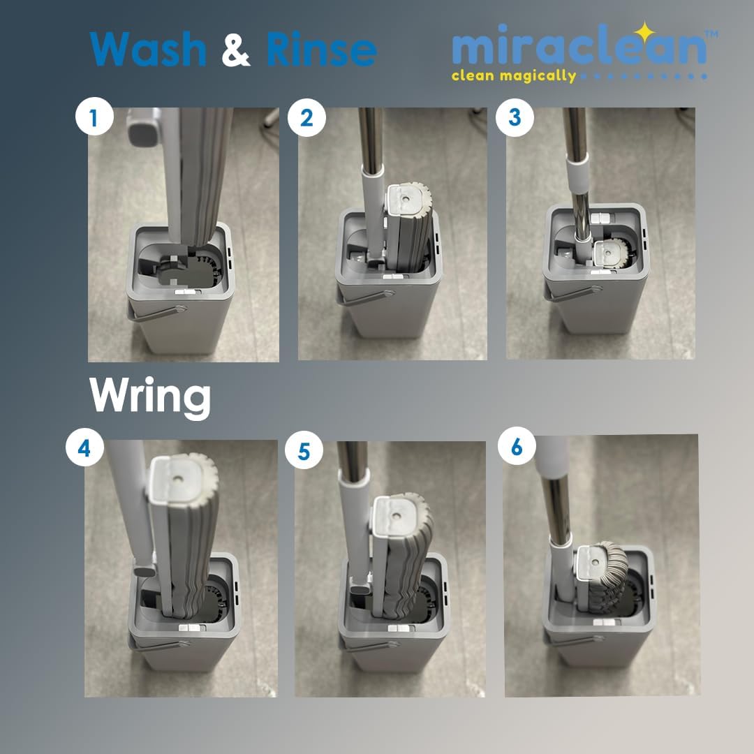 MIRACLEAN Mop and Bucket Cleaning System