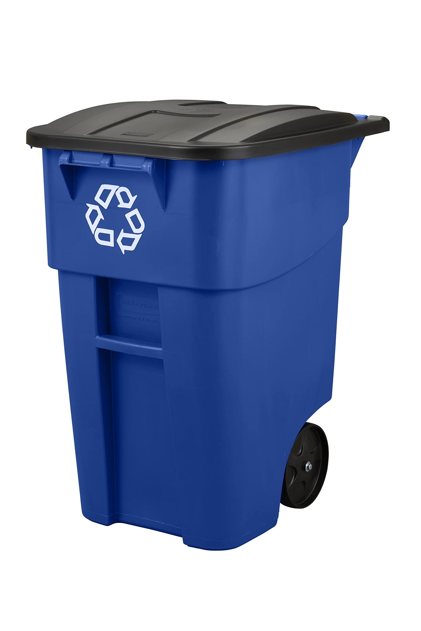 50-Gallon Rubbermaid Heavy-Duty Wheeled Recycling Bin