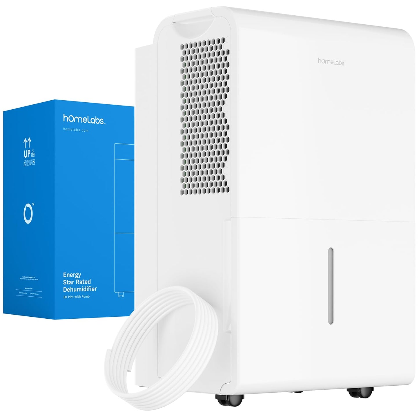 50 Pint hOmeLabs WiFi Dehumidifier with Pump