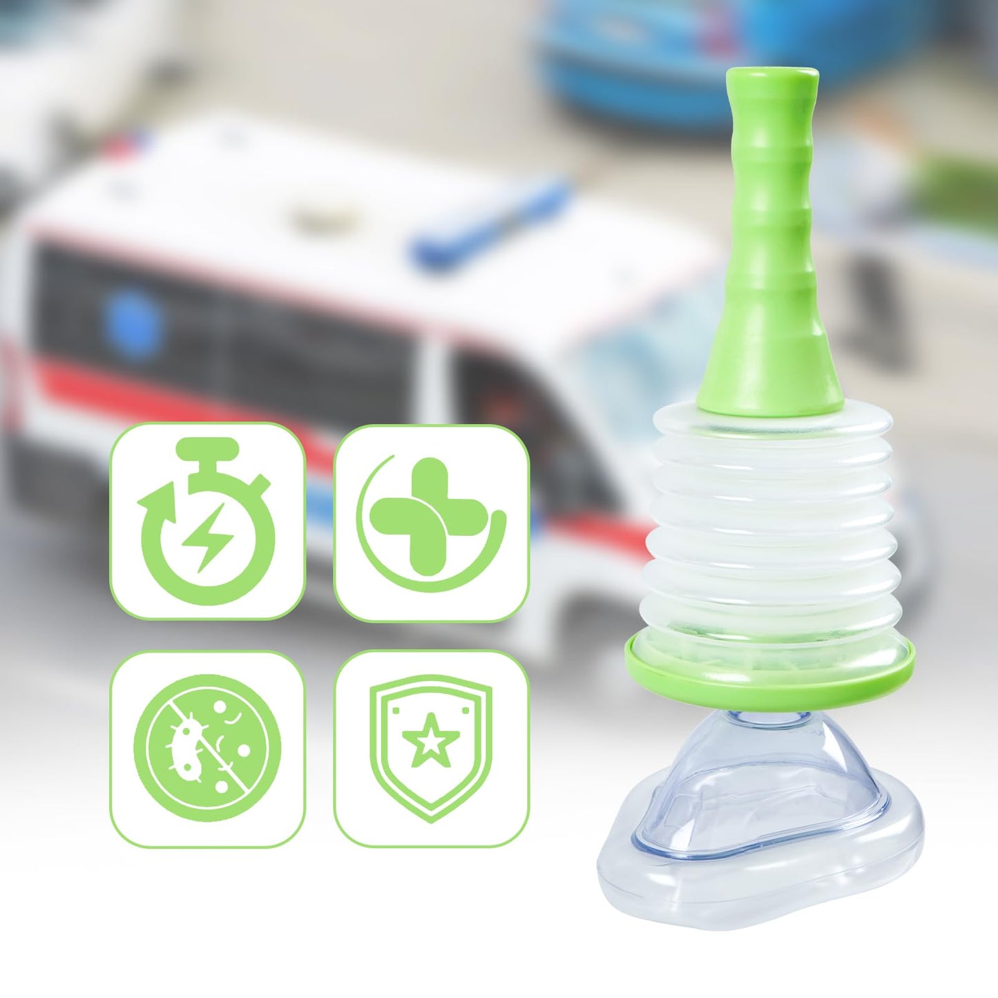 Emergency Airway Suction Device for Kids & Adults