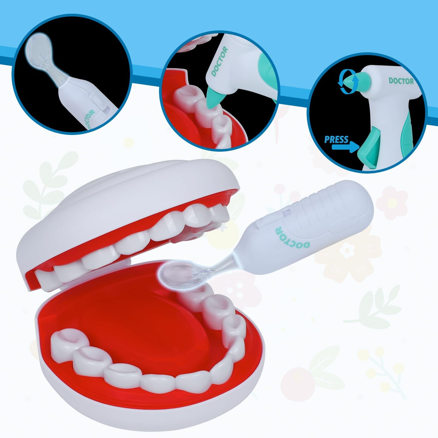 Dentist Play Set for Toddlers 3-5