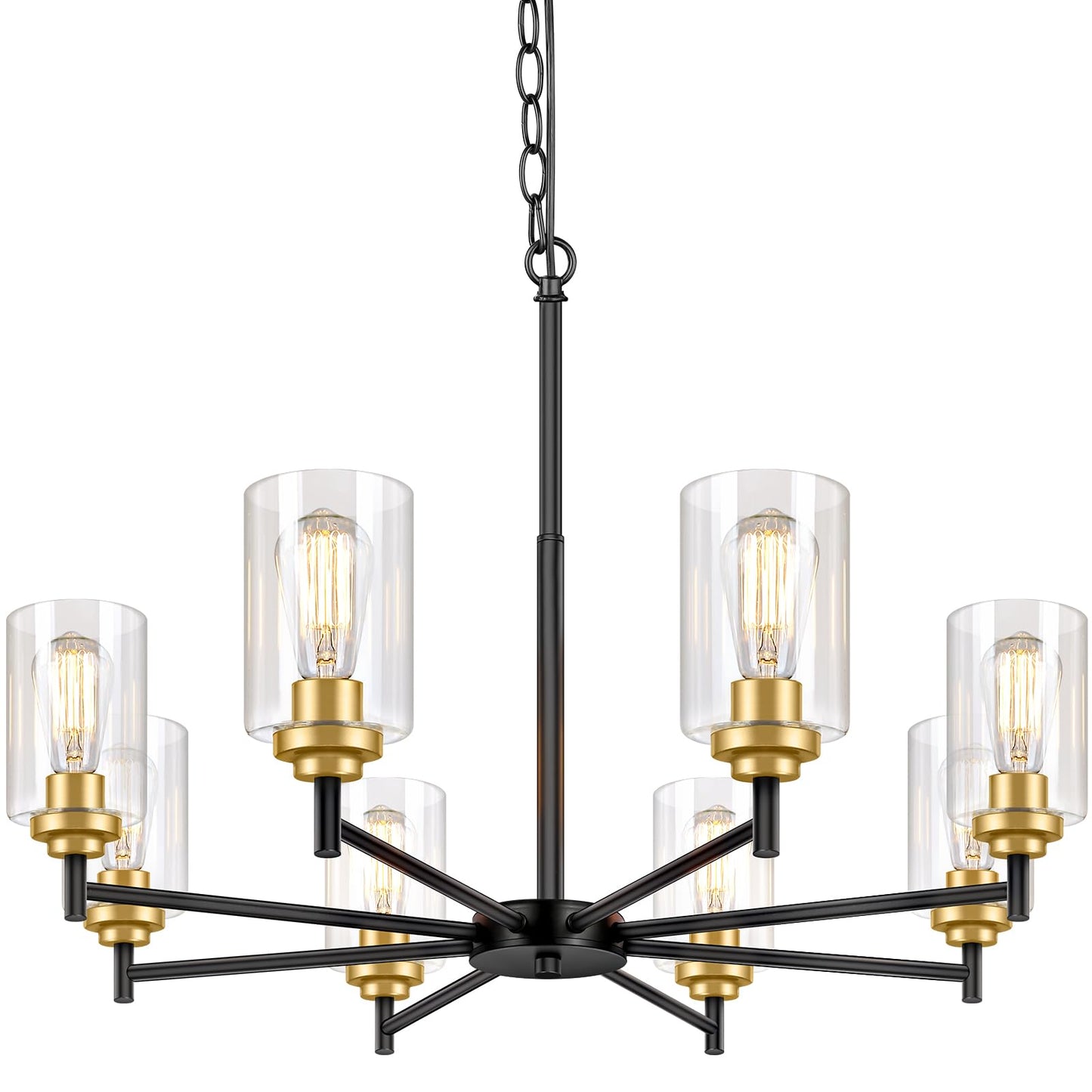 Sucolite 8-Light Modern Farmhouse Chandelier