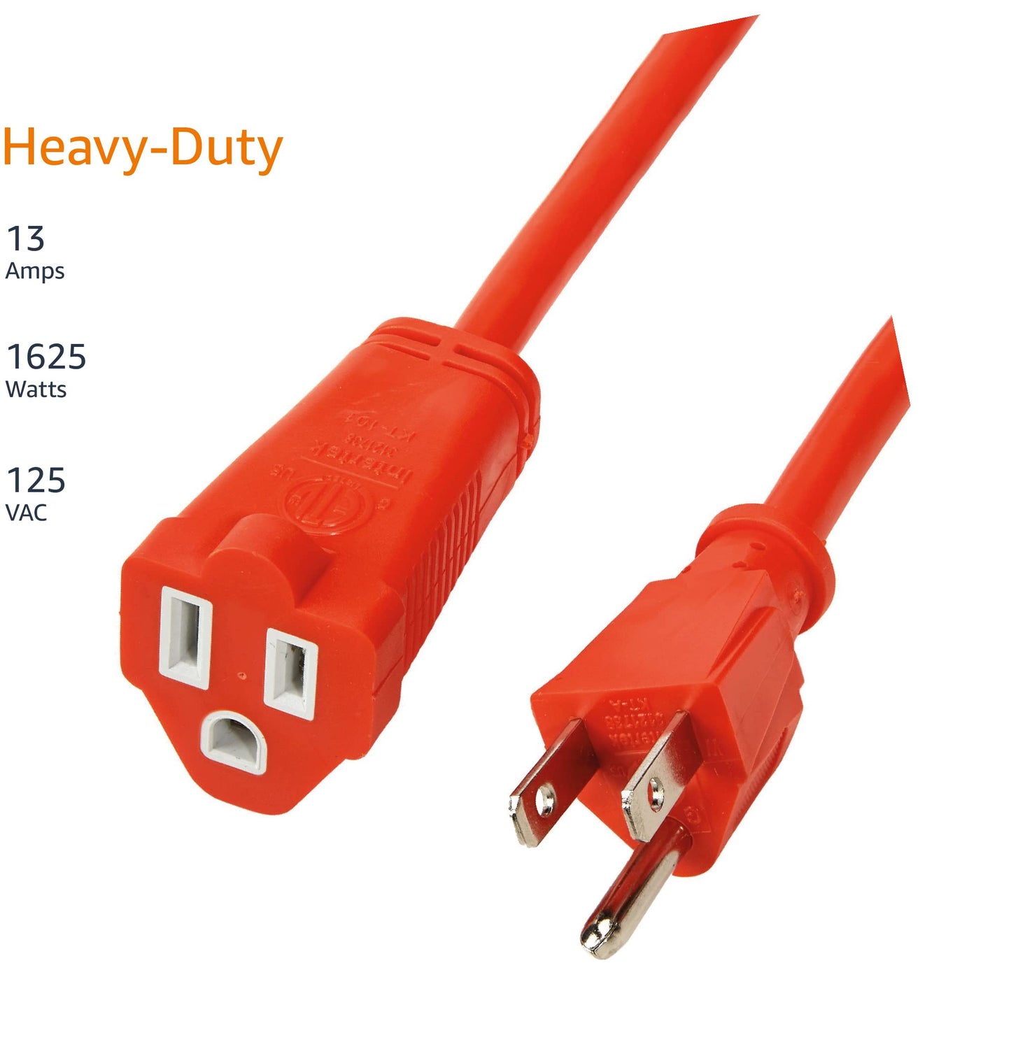 50 ft Amazon Basics 3-Prong Extension Cord