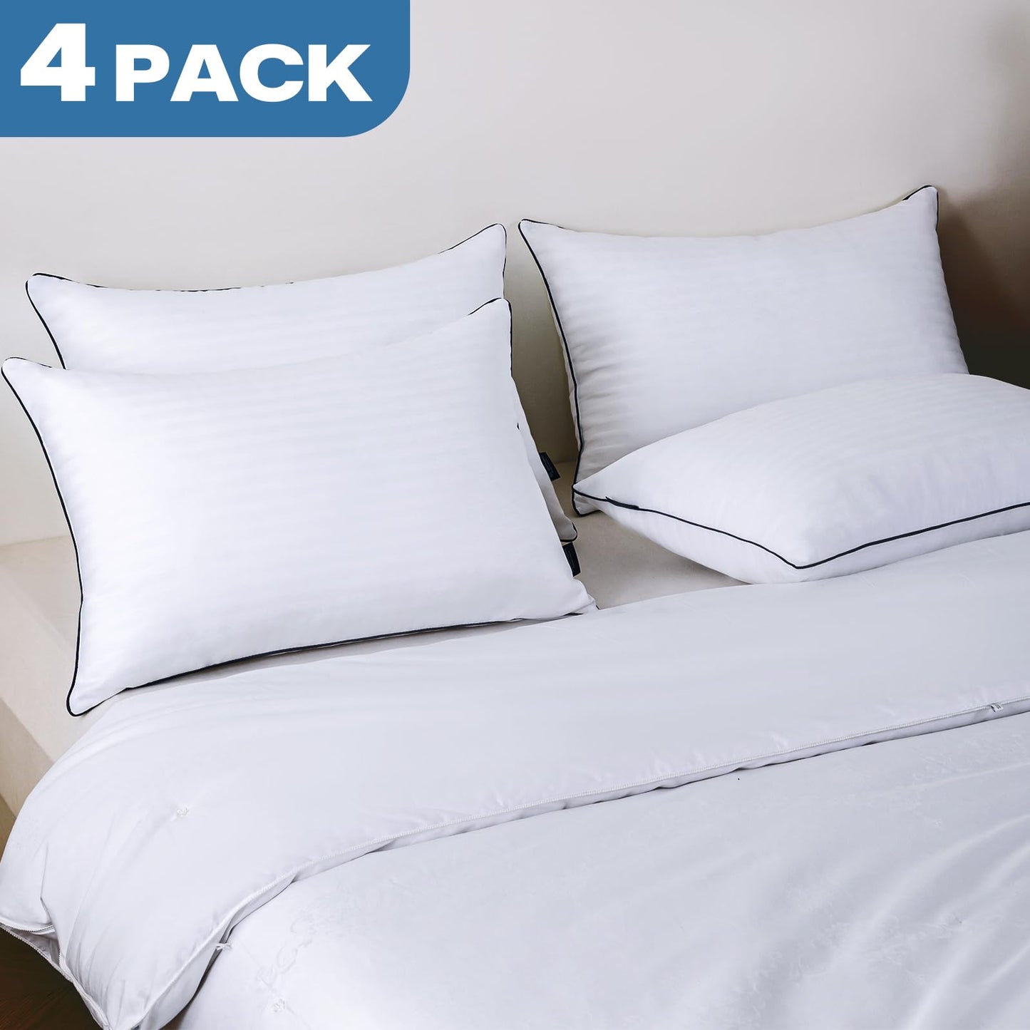 GOHOME Cooling Bed Pillows Set of 4