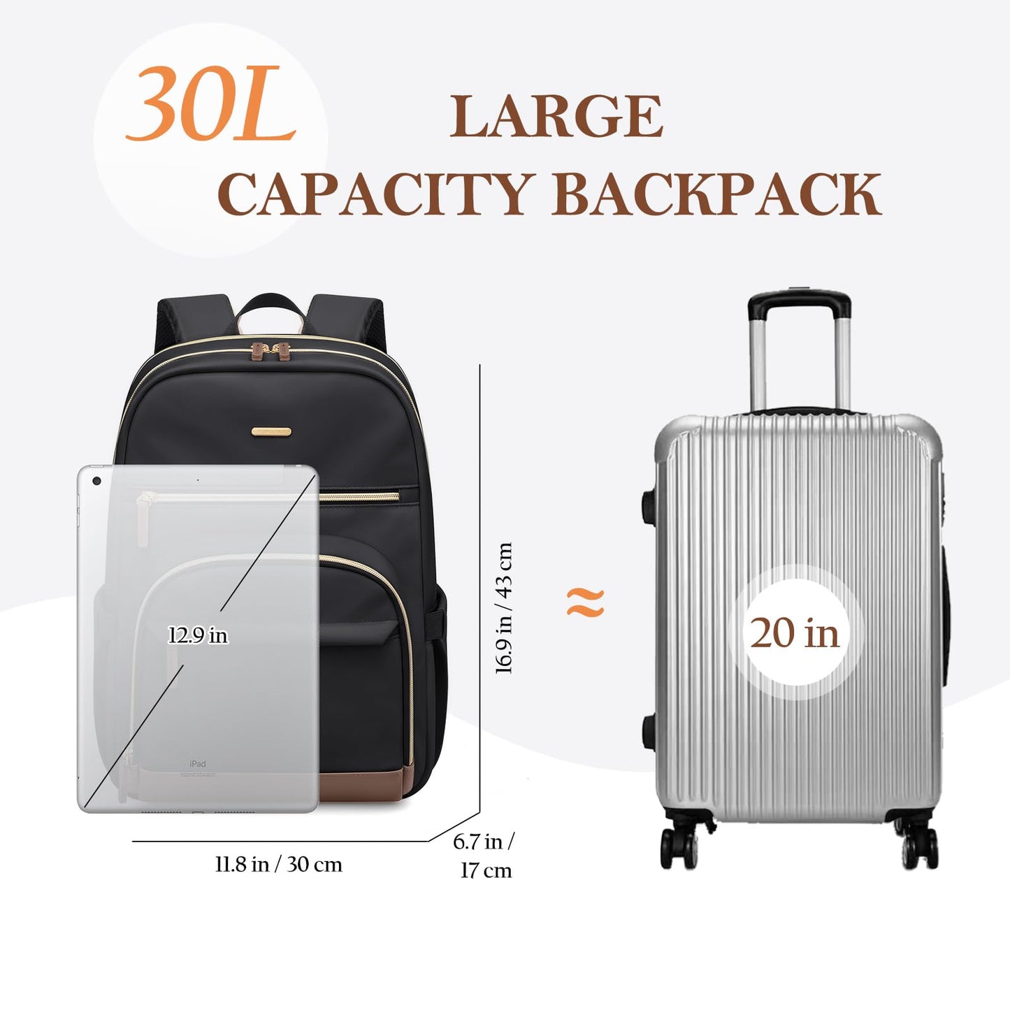Laptop Backpack for 16 Inch Notebooks - TENSTAR
