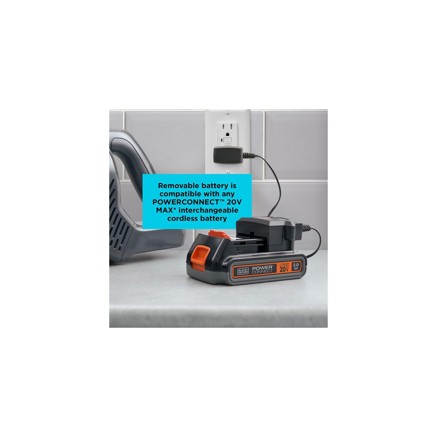 BLACK+DECKER 20V Cordless Stick Vacuum with Lights