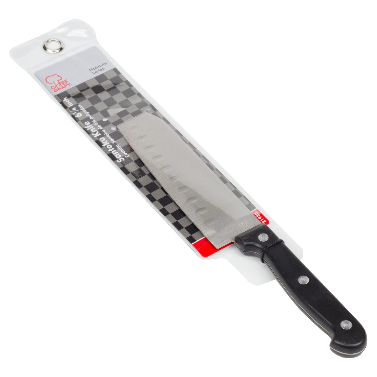 Chef Craft 6.25-Inch Santoku Knife - Stainless Steel