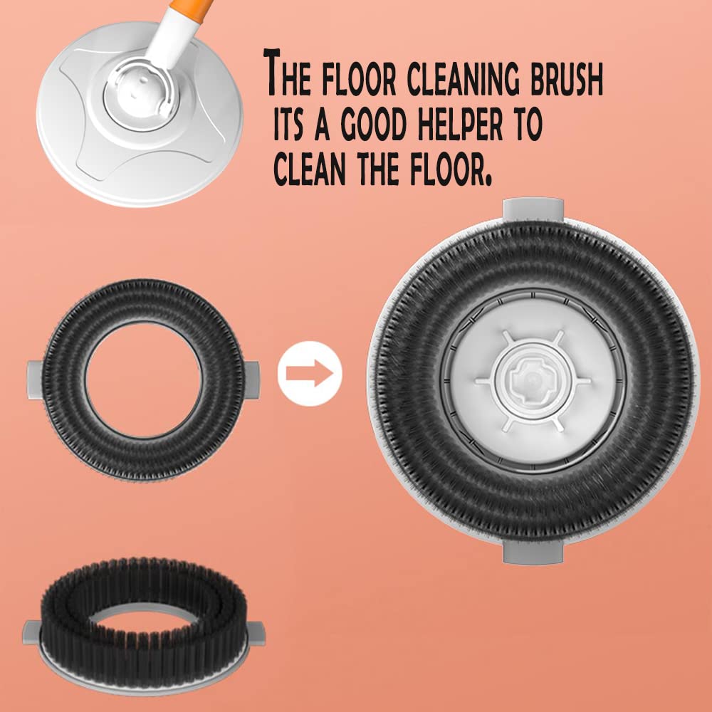 Spin Mop Bucket with Wringer System and Refills