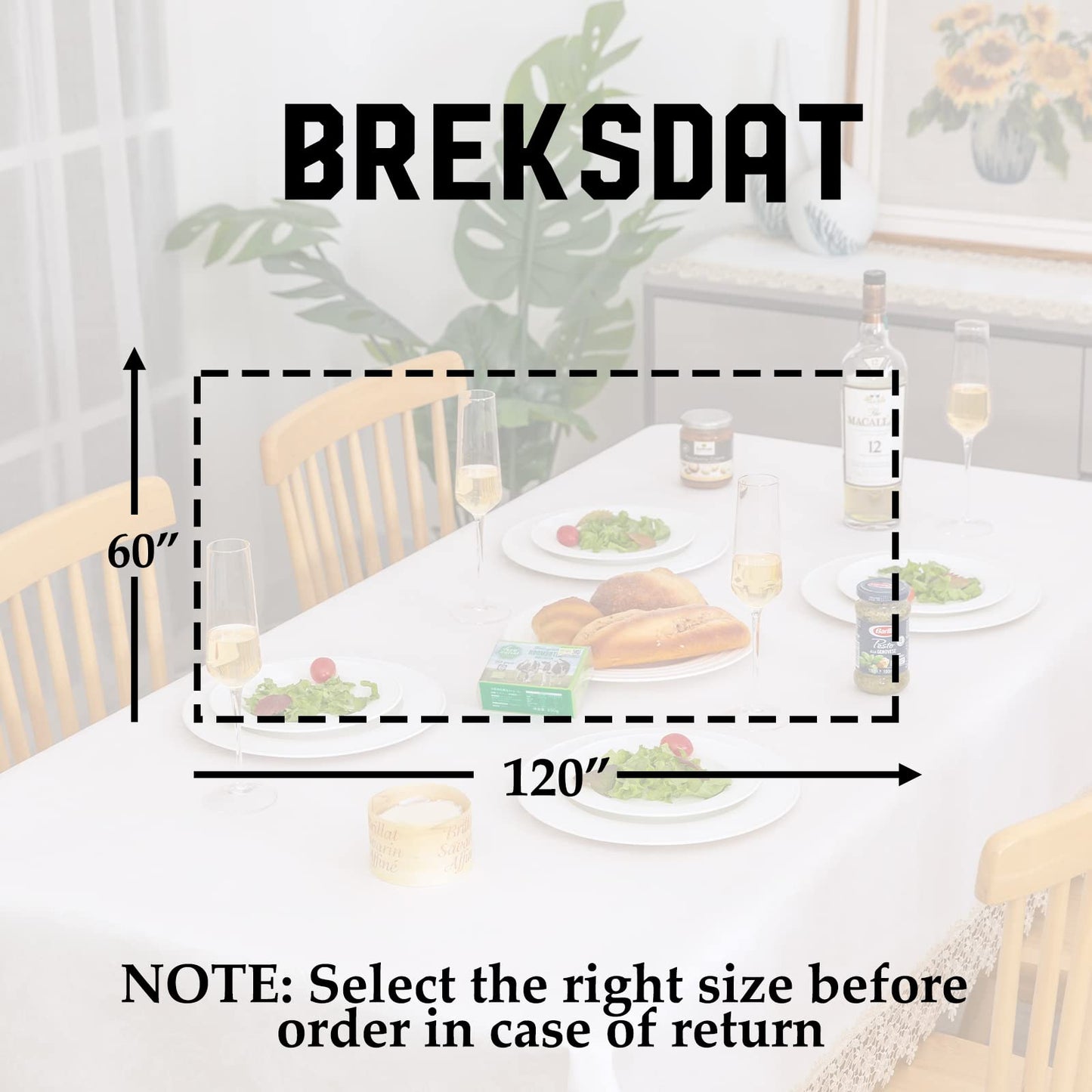 Beige Lace Waterproof Rectangle Tablecloth for Events