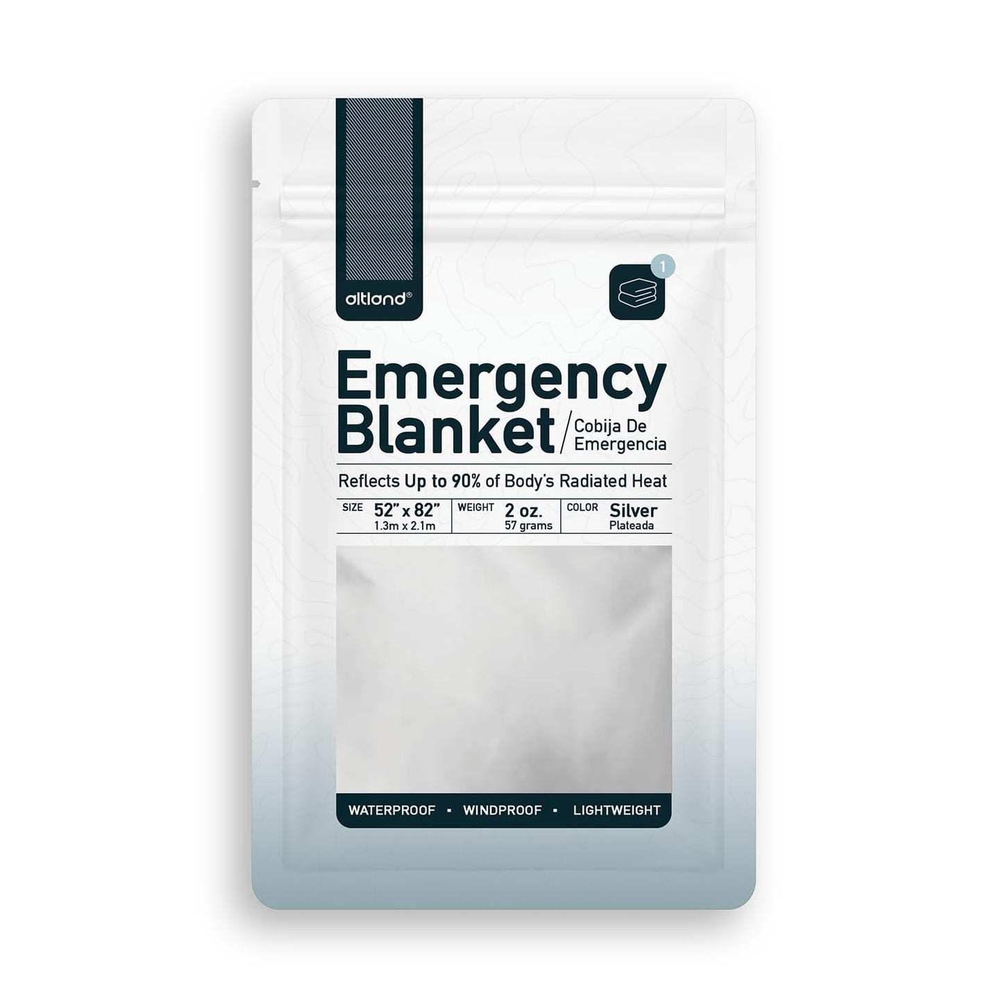 6 Pack Emergency Survival Blankets for Winter