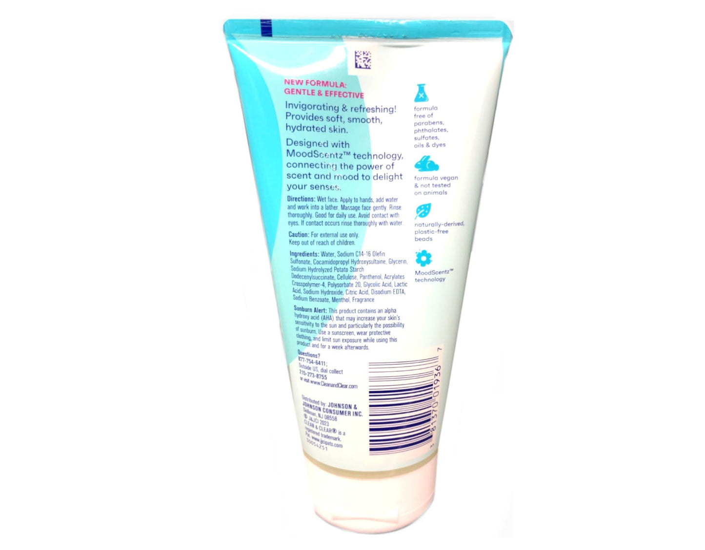 Clean & Clear Exfoliating Facial Cleanser, Oil-Free