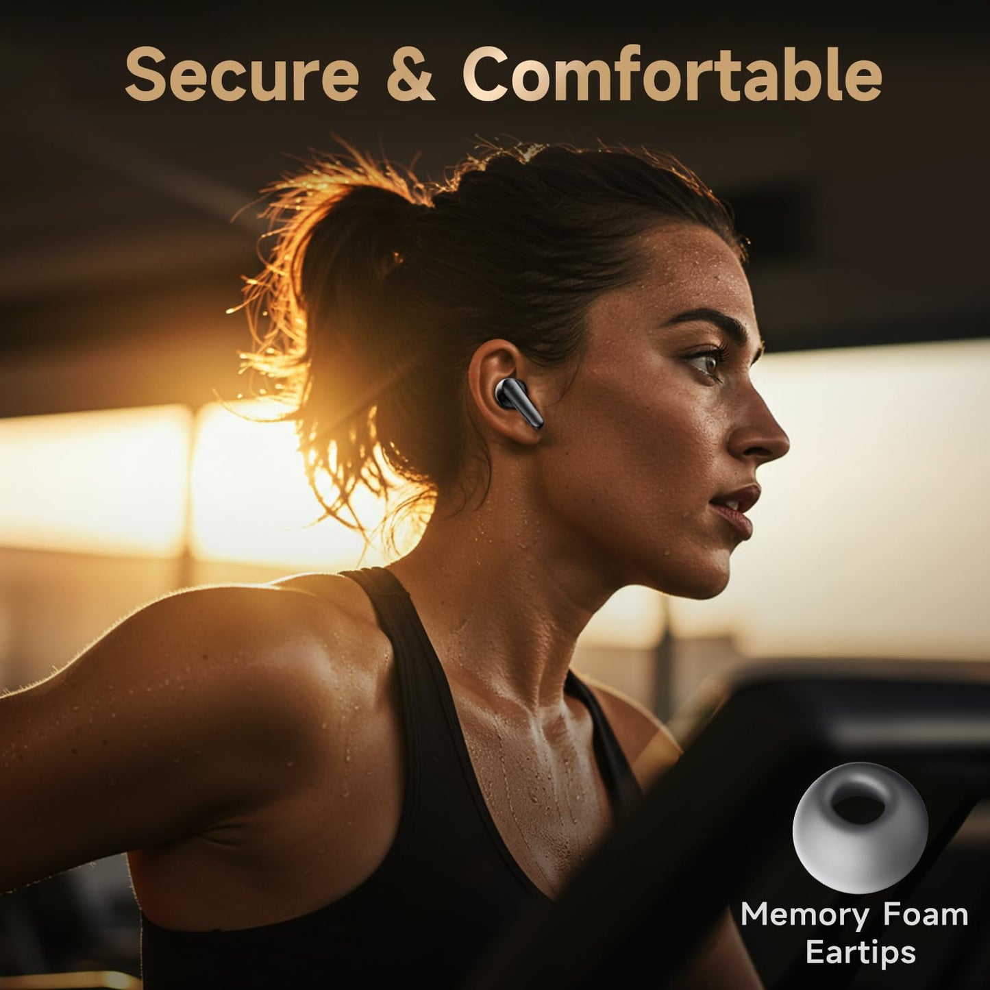 Wireless Earbuds with Deep Bass & Noise Cancelling