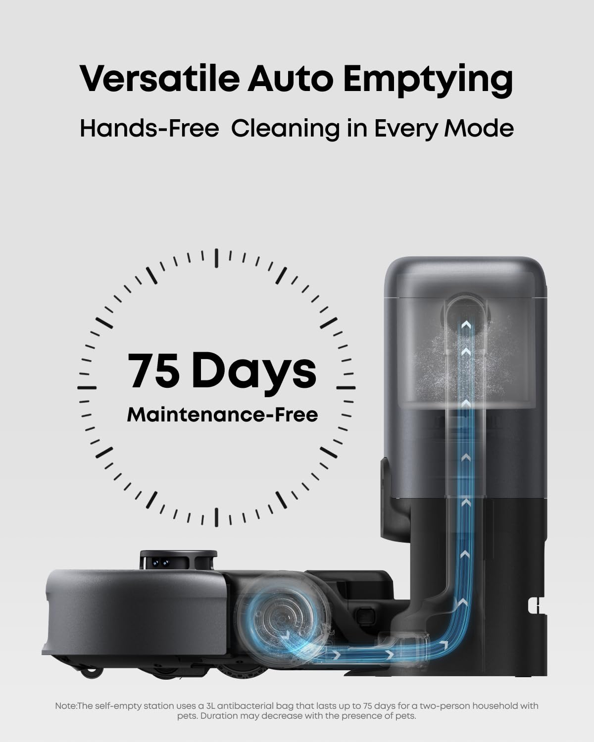 eufy 3-in-1 Robot Vacuum with Self-Emptying