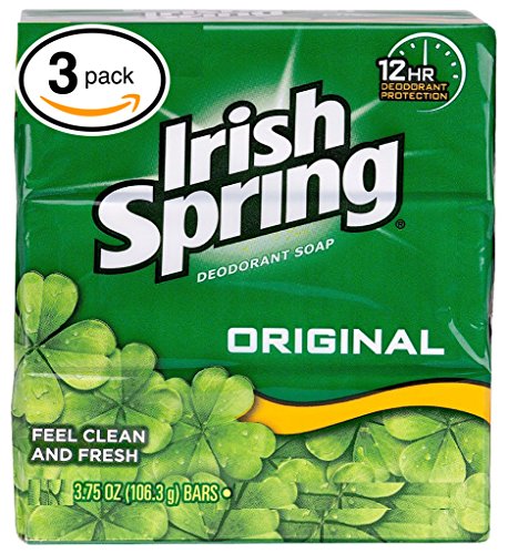 3 Pack Irish Spring Bar Soap Deodorant Protection