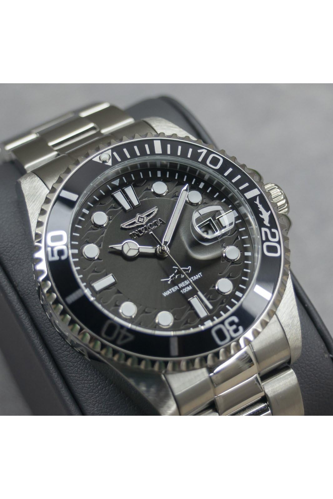 Invicta Pro Diver Quartz Watch with Steel Strap