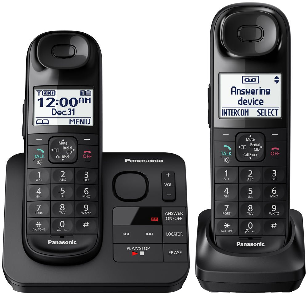 Panasonic 2-Handset DECT Cordless Phone Set