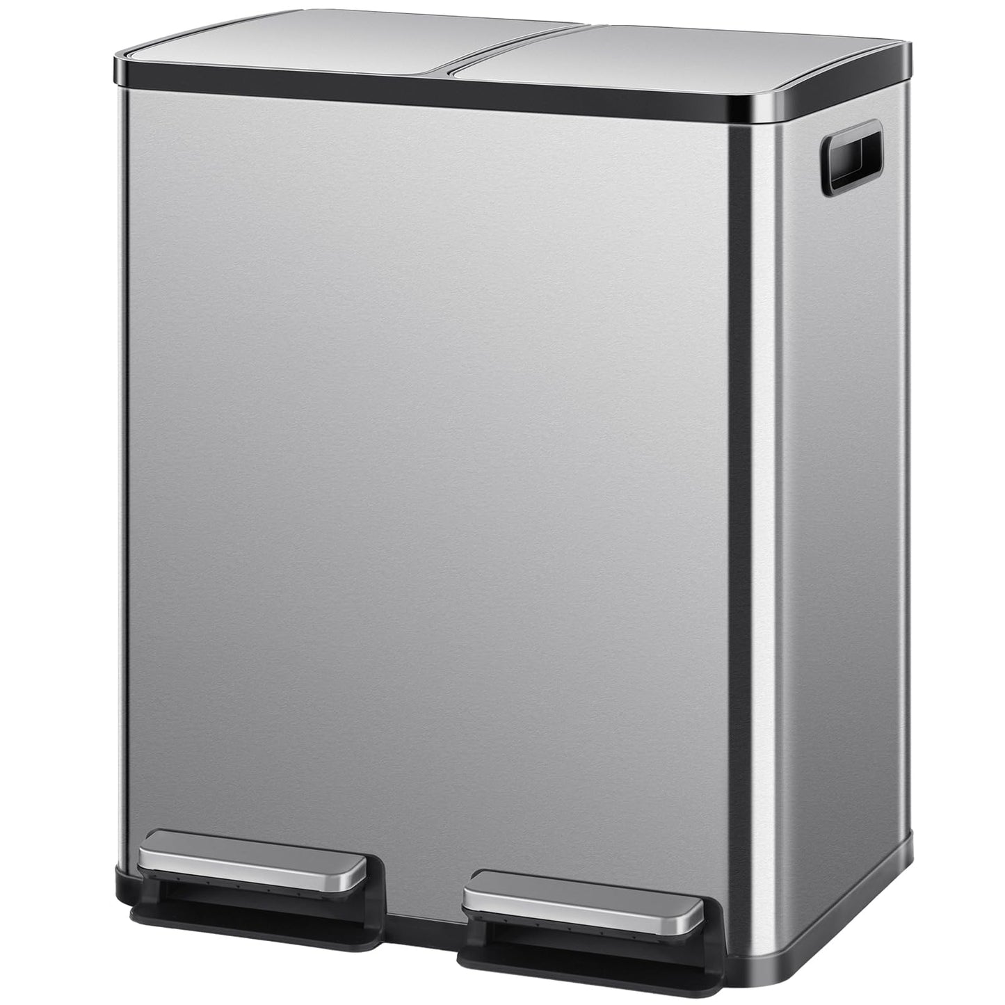 8 Gallon Stainless Steel Trash Can with Lid