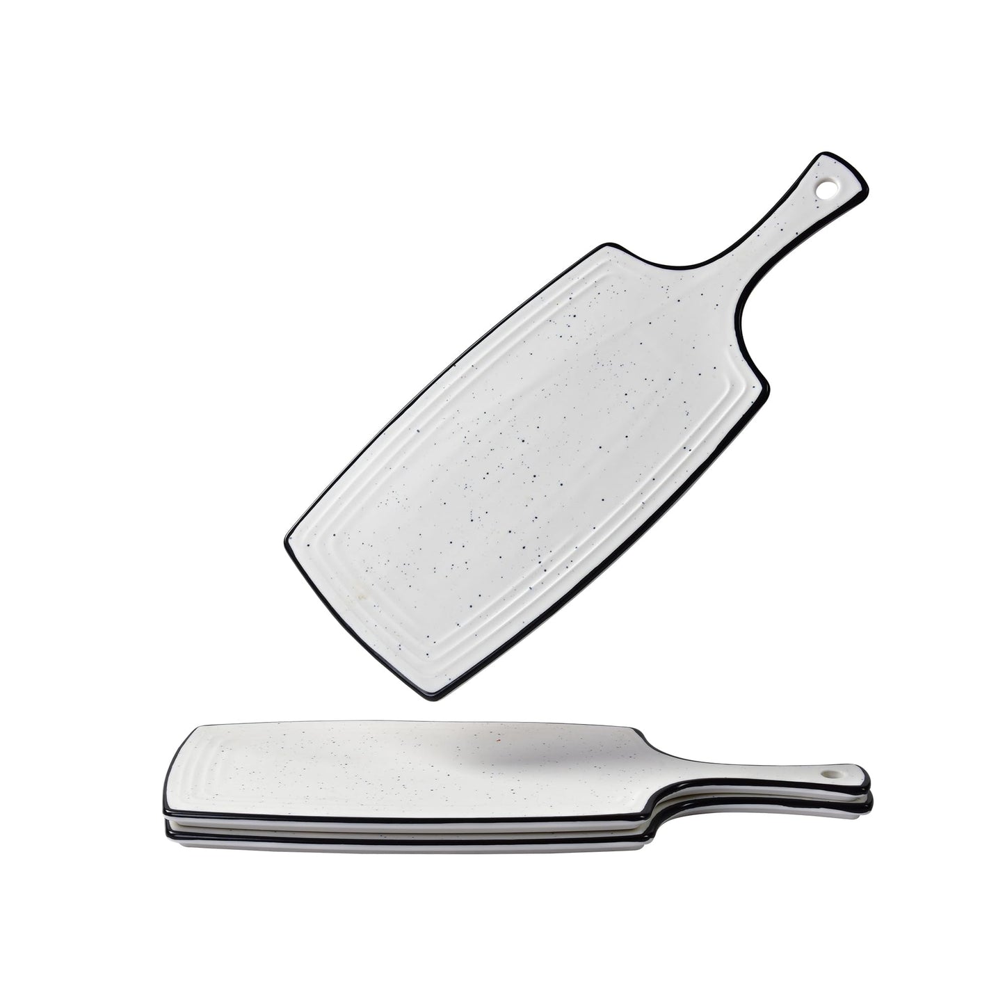 Ceramic Cheese Serving Board Set - 3 Pieces