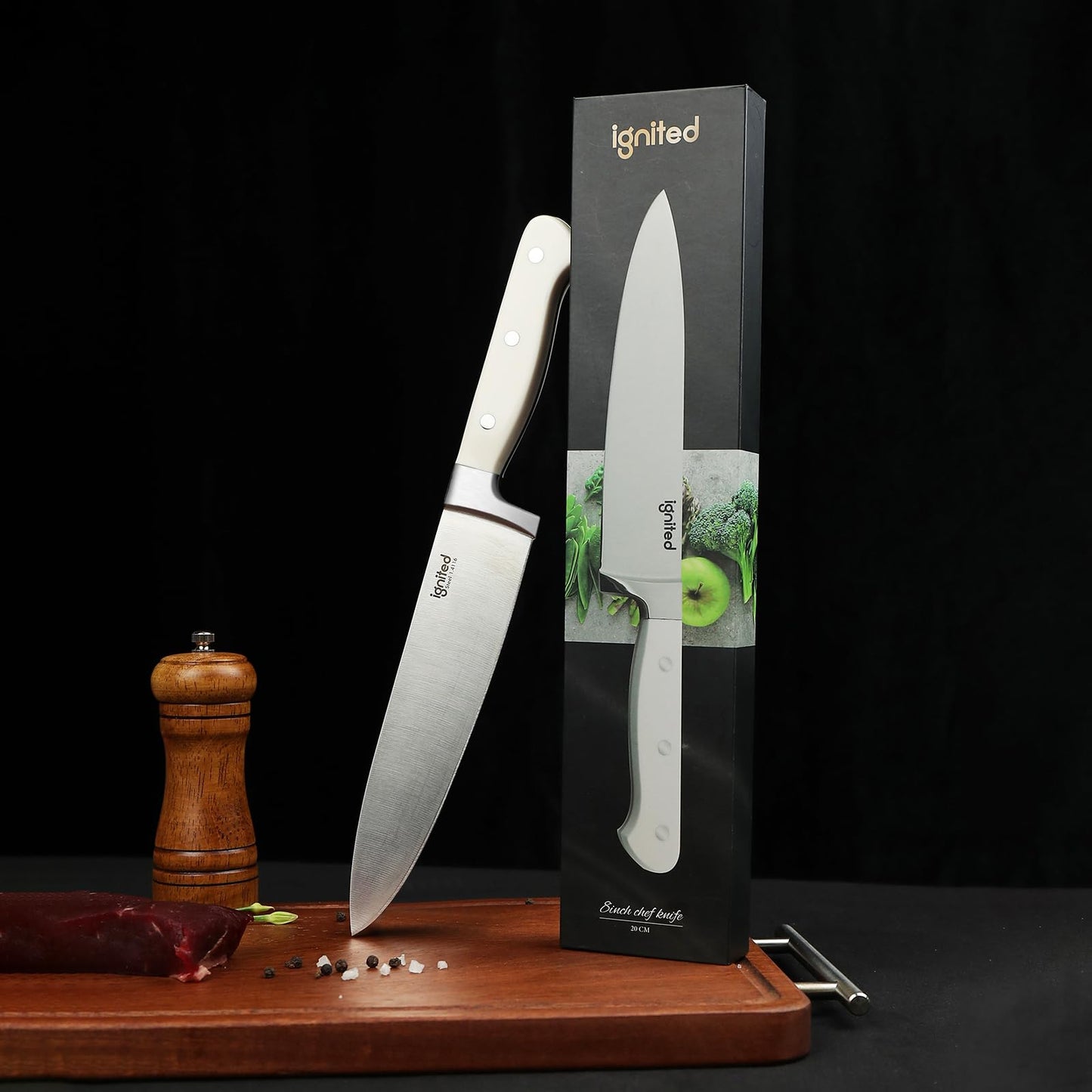 8 Inch Chef Knife by IGNITED CUTLERY