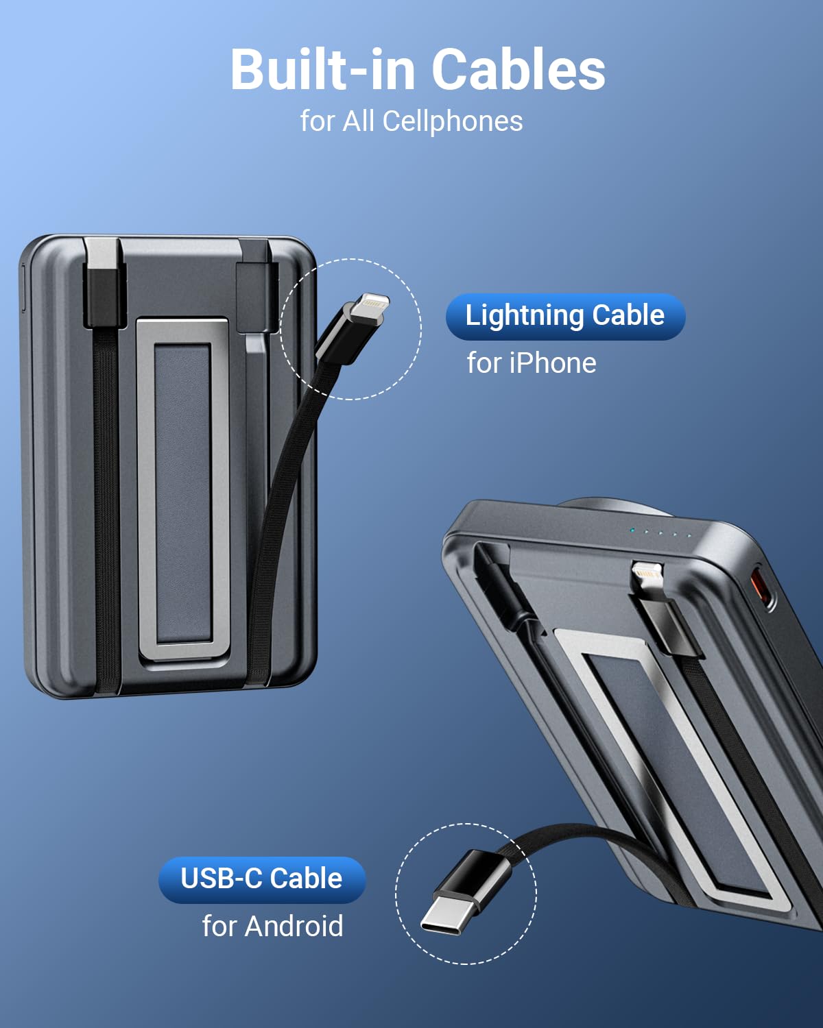 10000mAh Wireless Magnetic Power Bank for iPhone