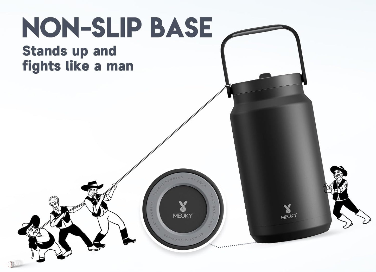 50 oz Stainless Steel Insulated Tumbler with Handle