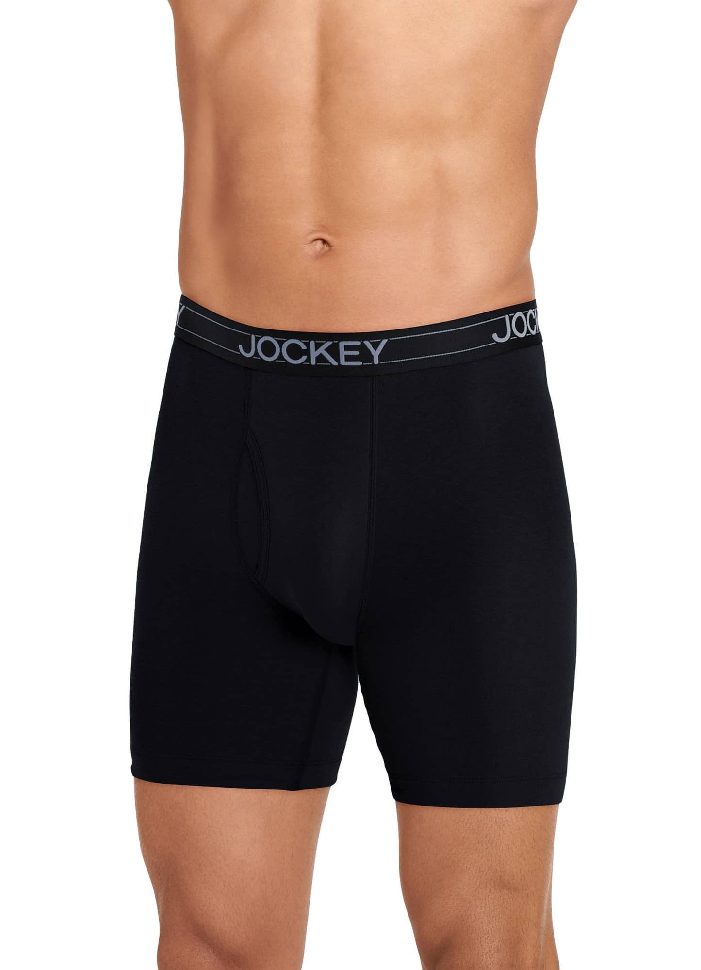 4 Pack Jockey Men's Lightweight Boxer Briefs