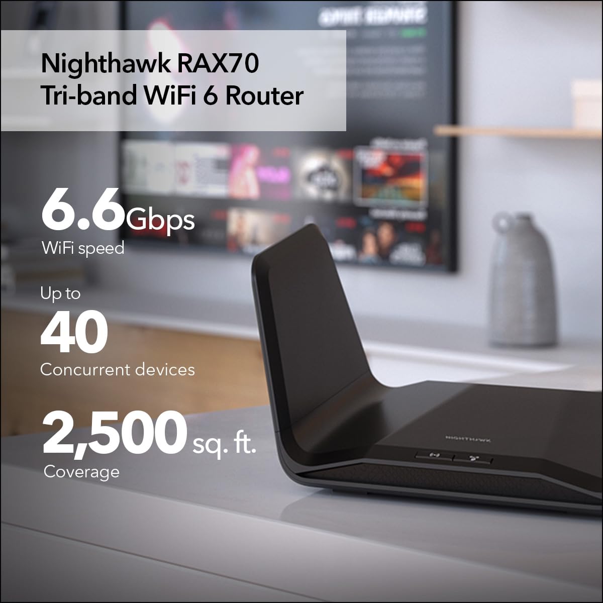 NETGEAR Nighthawk WiFi 6 Router AX6600