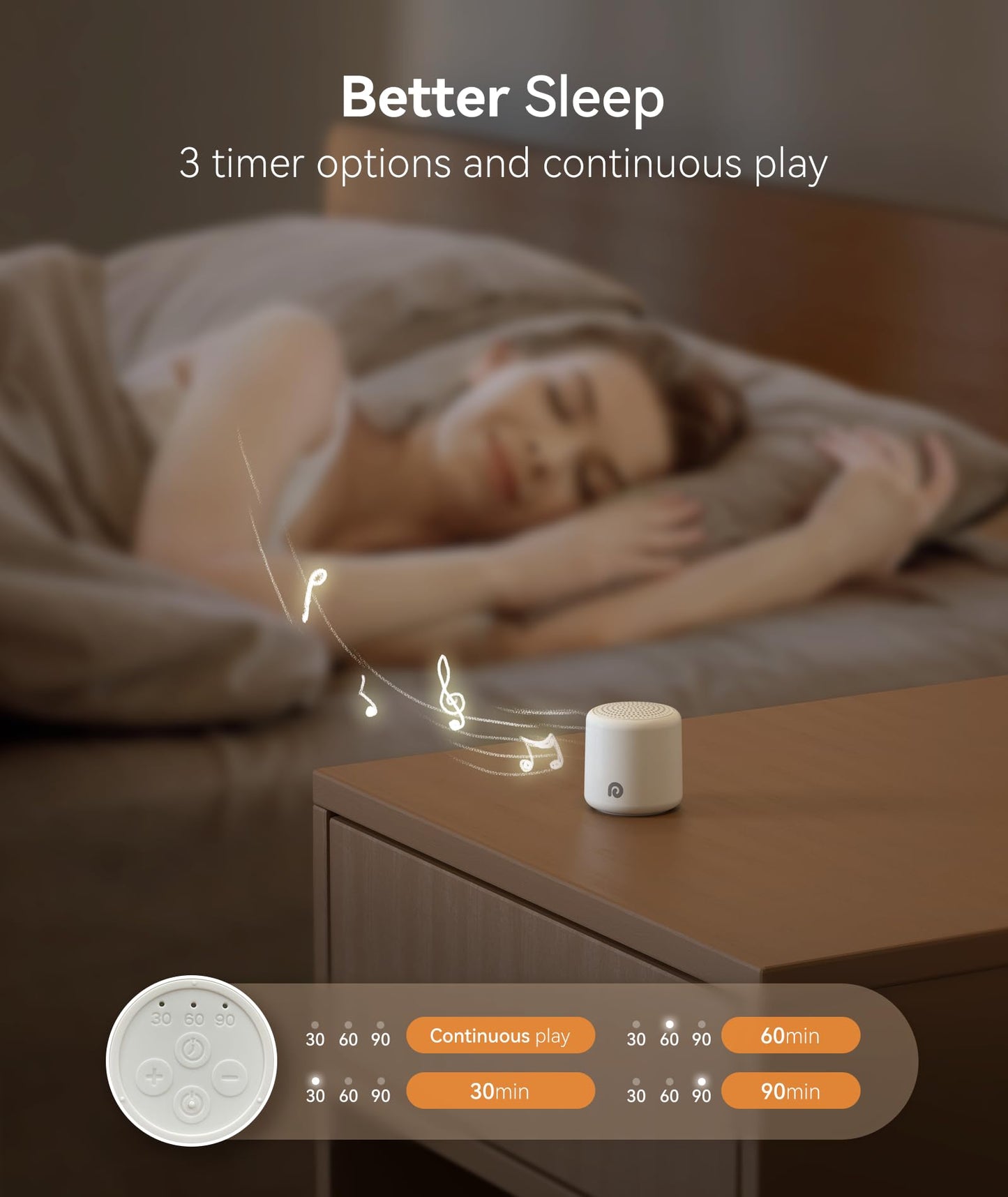 Dreamegg Portable White Noise Machine for Sleep
