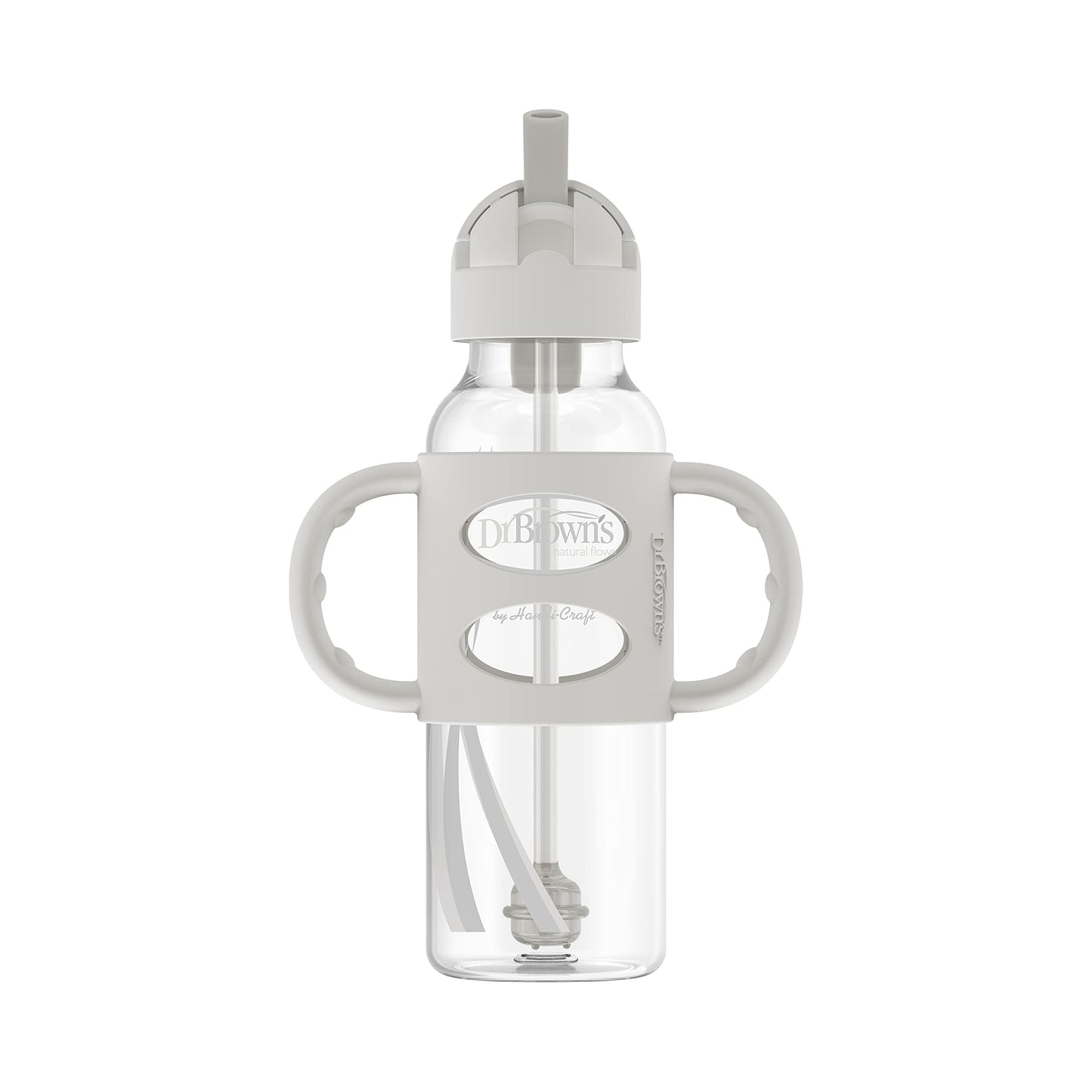 Dr. Brown's Spill-Proof Sippy Straw Bottle 8 oz