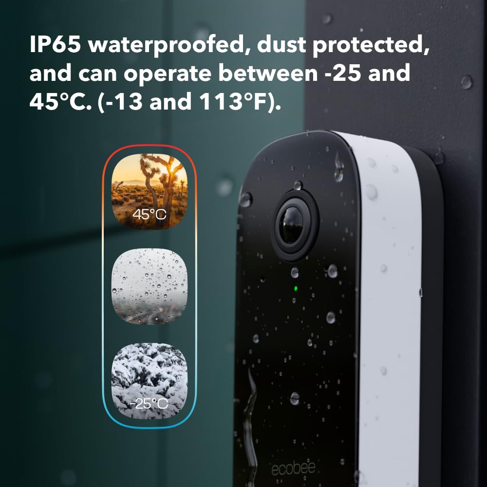 ecobee Smart Video Doorbell with HD Camera