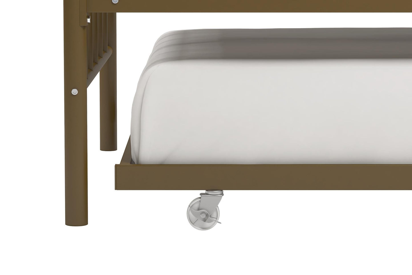 DHP Manila Metal Twin Size Daybed and Twin Size Trundle (Gold)