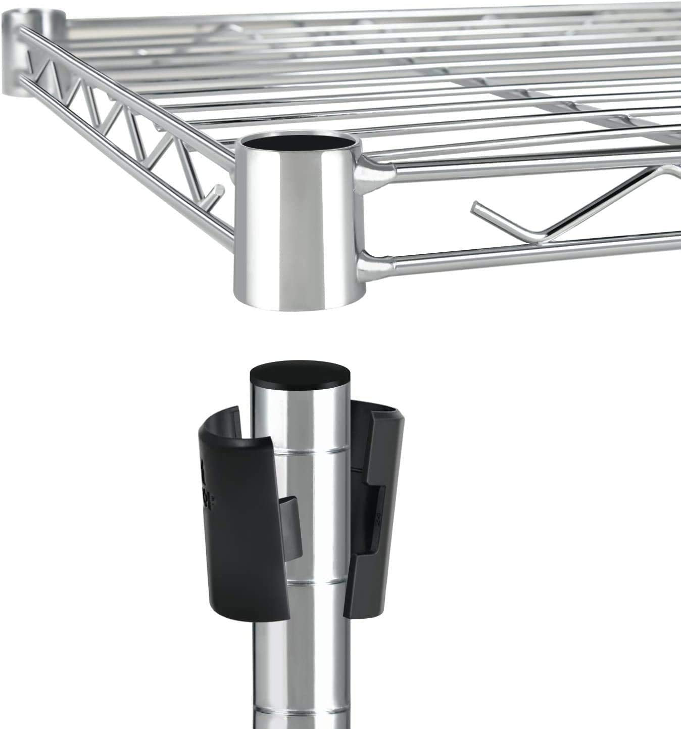HealSmart Heavy Duty 5-Shelf Storage Unit with Wheels