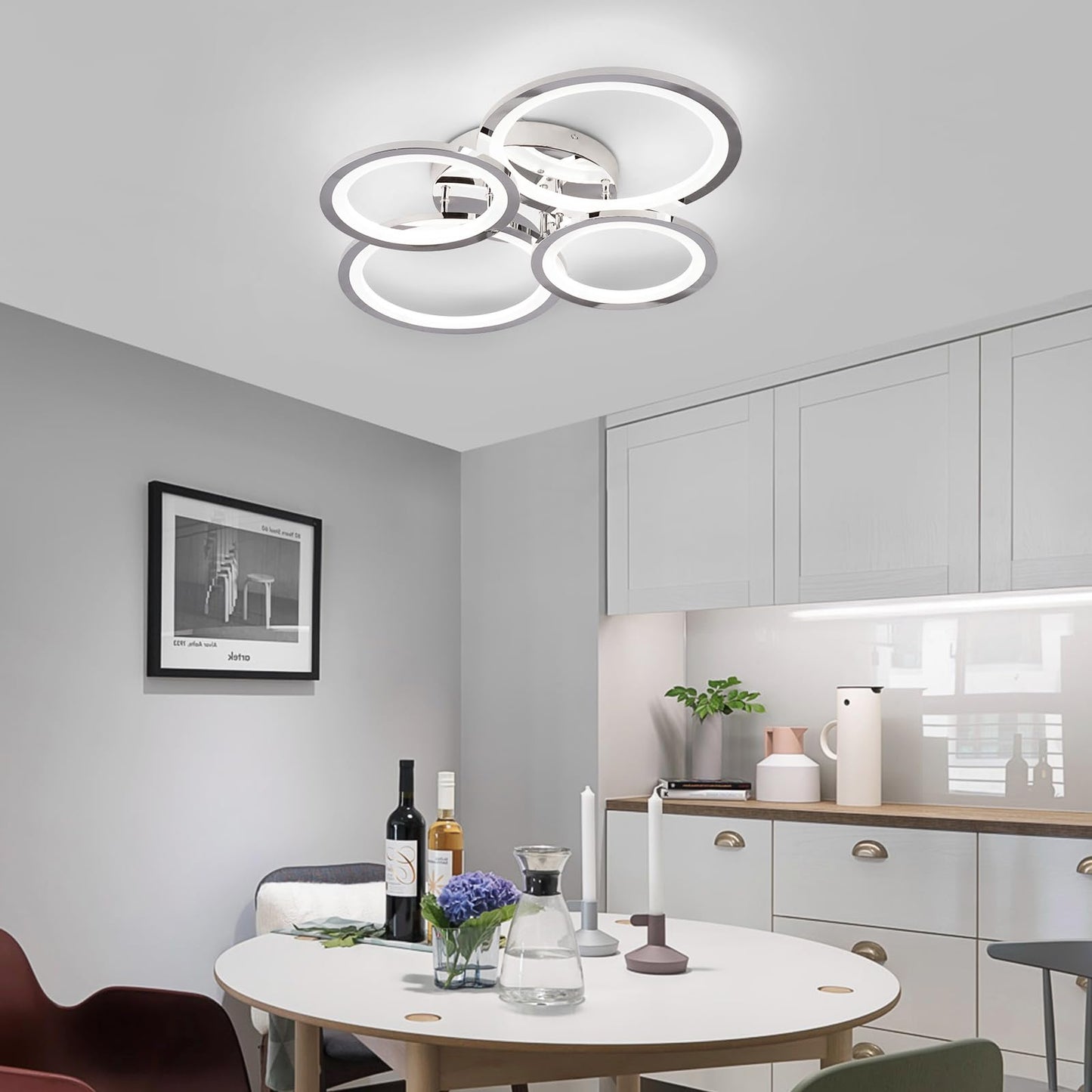 ADISUN Dimmable LED Flush Mount Ceiling Light