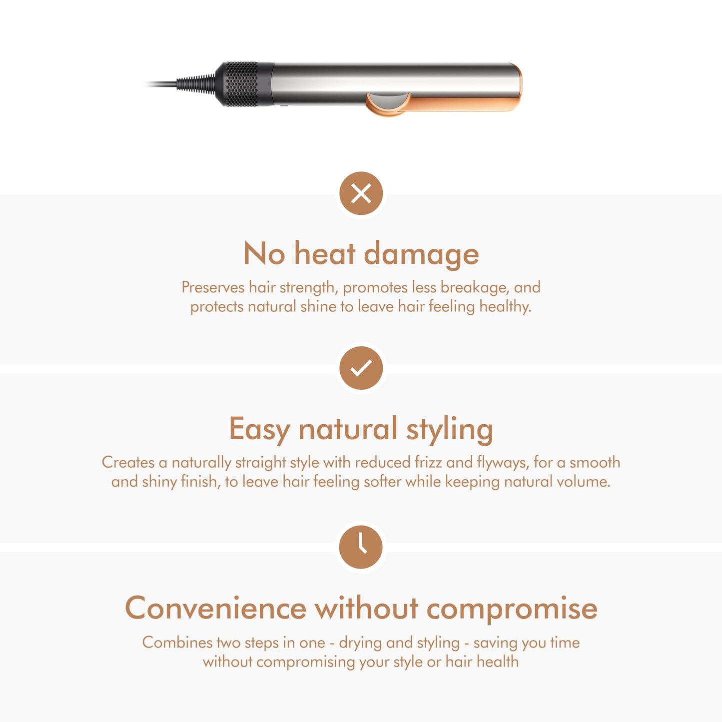 Dyson Airstrait™ Hair Straightener for Quick Styling