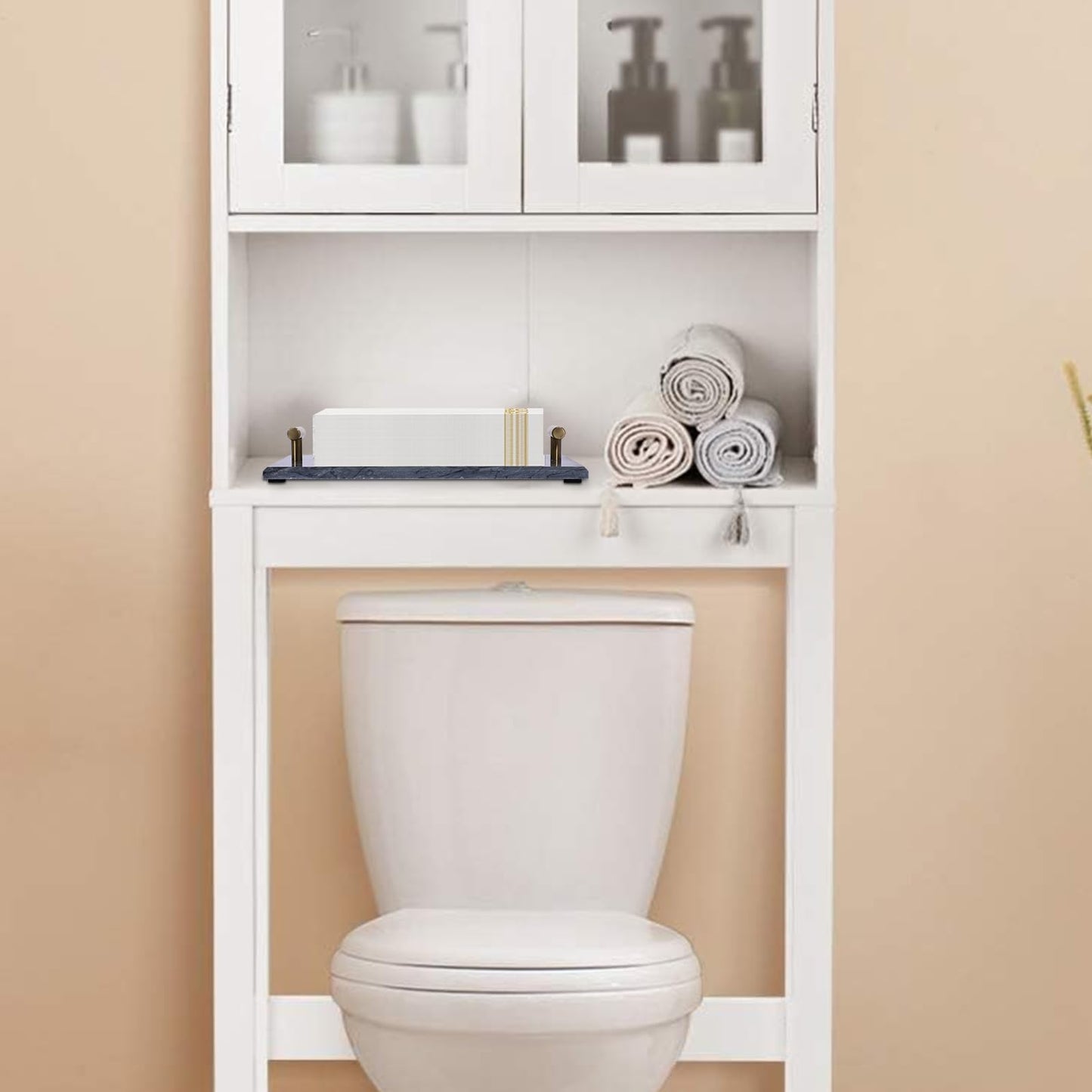 Elegant Napkin Holder Tray for Bathroom Dining