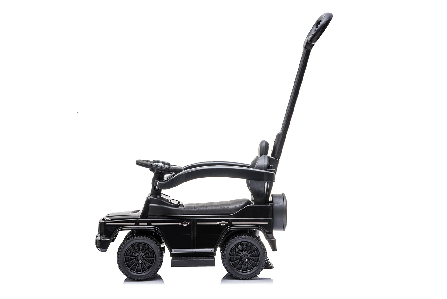 Best Ride On Cars Kids Outdoor Stroller Mercedes G-Wagon for Toddlers 1 to 3 Years Old with Music, Horn Sounds, and Handle, Black