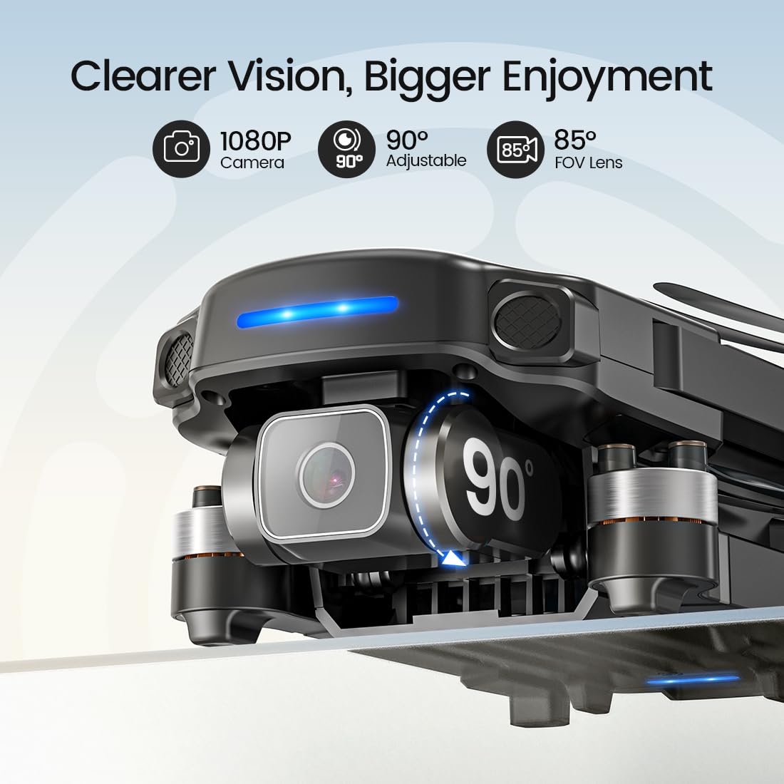 Holy Stone HS360S 4K GPS Drone with 3 Batteries