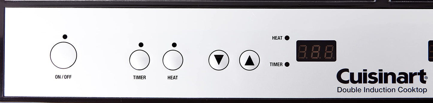 Cuisinart ICT-60 Double Induction Cooktop (Black)