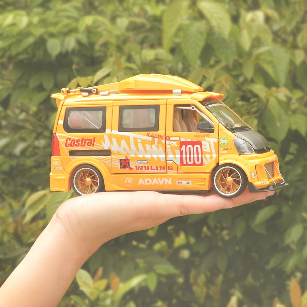 1:24 Scale Diecast Hot Rod Van Toy Model