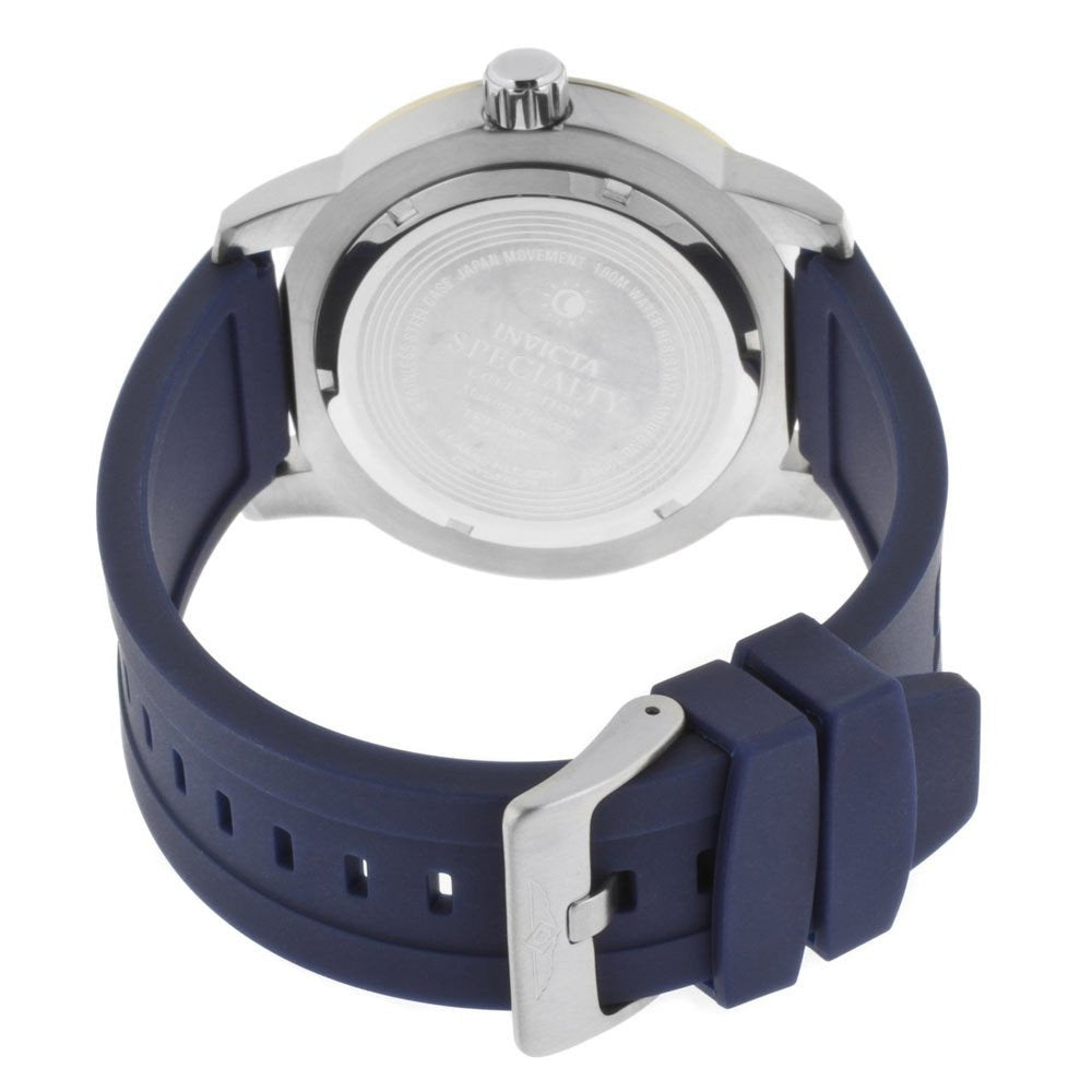 Invicta Men's Blue Dial Polyurethane Watch
