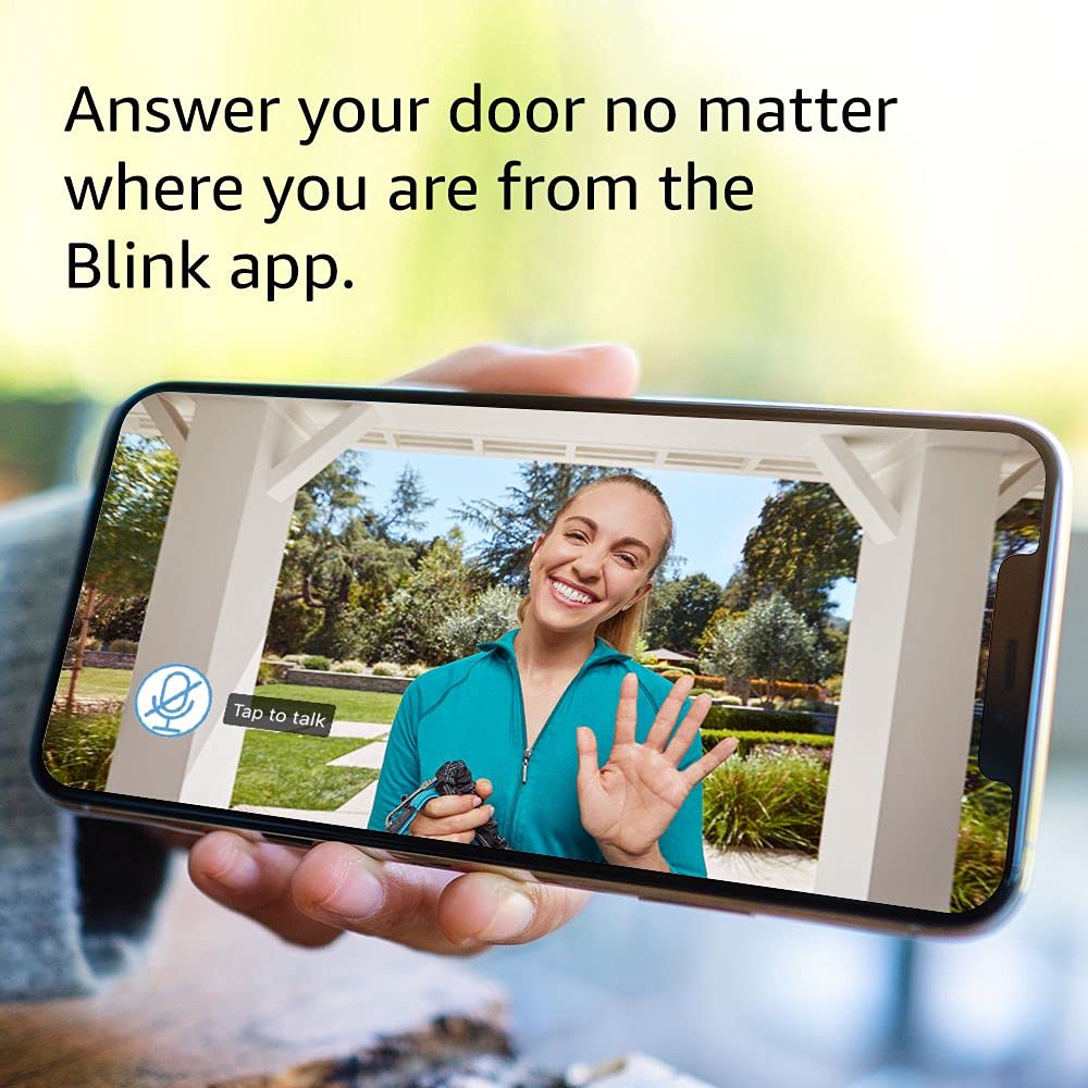 Blink Video Doorbell with Two-Way Audio and Alerts