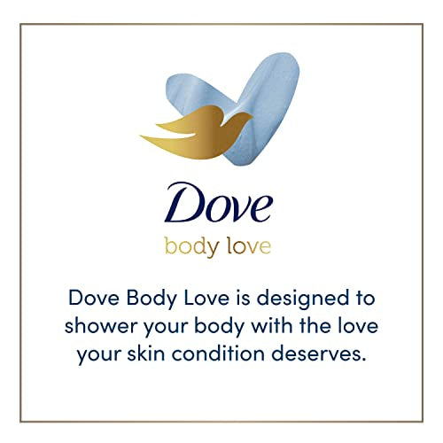 Dove Body Love Body Cleanser Body Wash 3 Count Dry-Cracked Skin Replenish Hypoallergenic for 24 Hour Nourishment & Instant Dryness Relief with Pro Ceramides 17.5 FO
