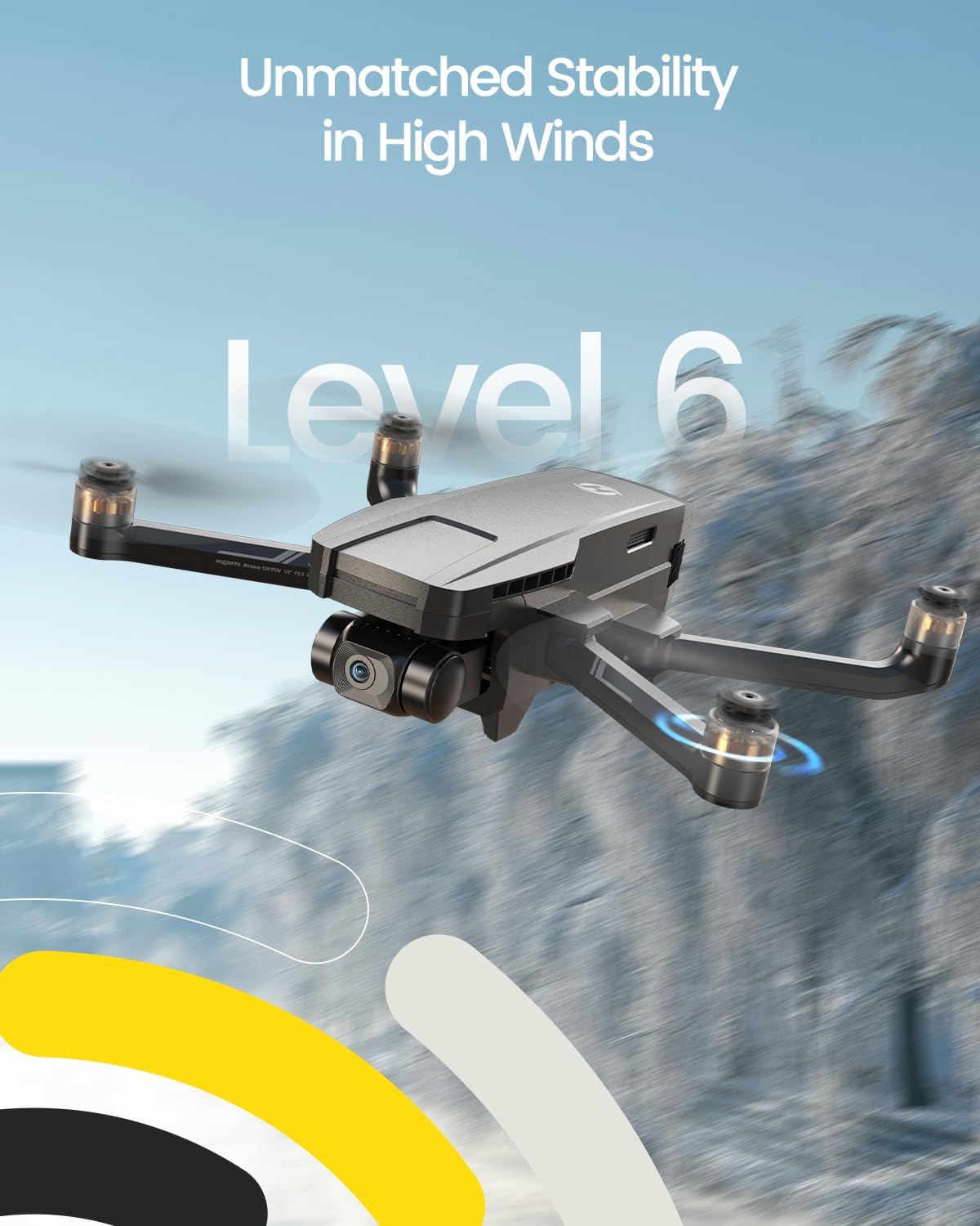 Holy Stone 4K GPS Drone with 2-Axis Gimbal