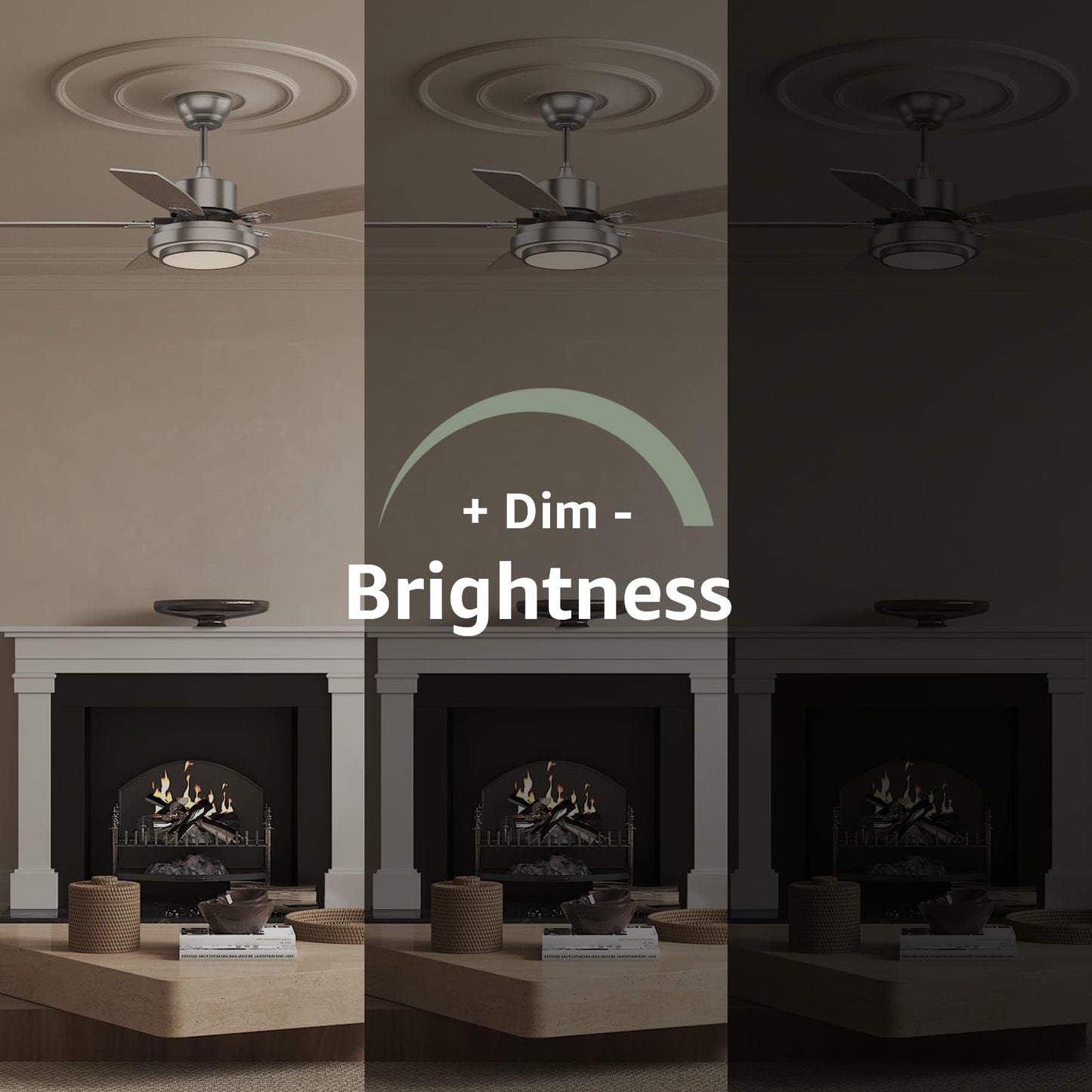 42 Inch Ceiling Fan with Lights and Remote